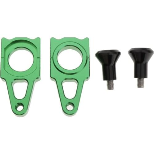 Rear Wheel Axle Adjuster for KAWASAKI KX250 KX300 KX450 06-16