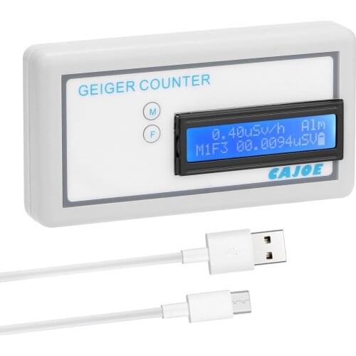 Portable GMV2 Geiger Counter Assembled Nuclear Radiation Detector γ β X Ray with Miller GM Tube Field Radiation Tester