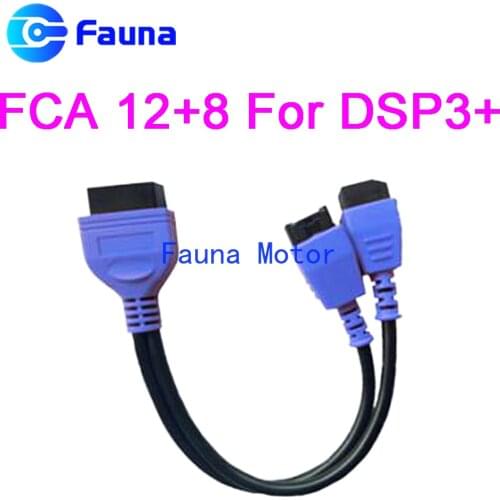 Universal FCA 12+8 Adapter For Chrysler Jeep Dodge Work With Smelecom DSP3