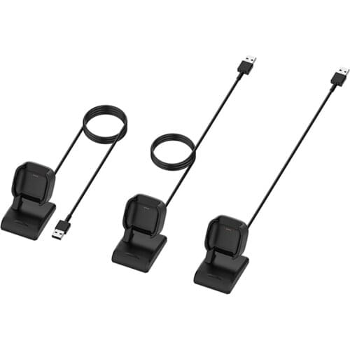 Charging Dock Stand for Fitbit Versa 2 Smart Watch Portable Fast Charger 1Meter Cable for Fitbit Versa 2 Parts