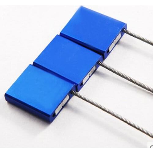 10pcs Hot sale 20cm length Aluminum Alloys Lock Body Security wire seals Container seals 26mm * 22mm lock