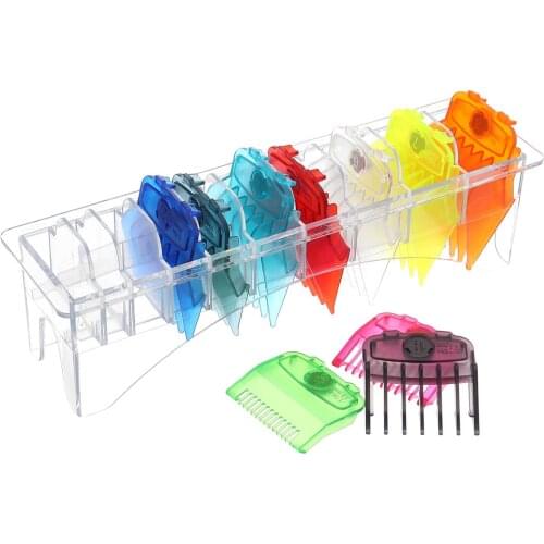 10Pcs Hair Clipper Cutting Attachment Comb Guide Limit Combs Set Replacement Tools for WAHL