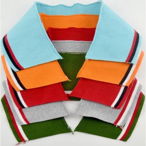 3Pcs 9*35cm Multi-color knit neckline lace fine ribbed neckline T-shirt summer and autumn threaded clothing accessories AC301