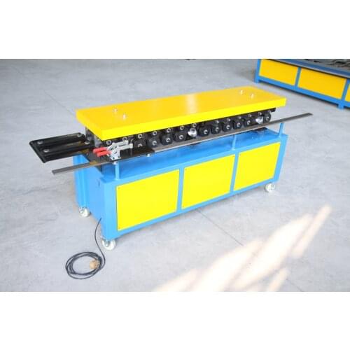 Factory Price Square Air Duct TDF Flange Making Machine, HVAC Ventilation Tube TDC Flange Corner Forming Machine