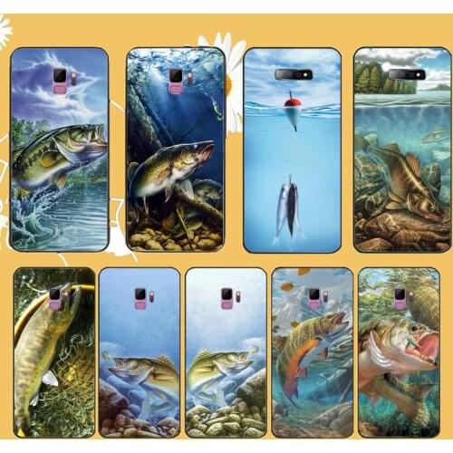 Hunting Fishing art fish Phone Case For Samsung galaxy S 9 10 20 A 10 21 30 31 40 50 51 71 s note 20 j 4 2018 plus
