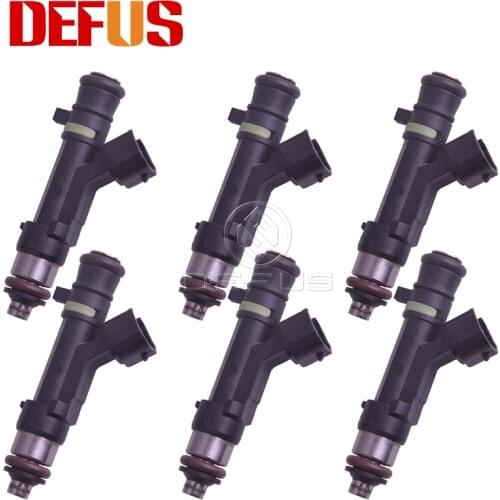 DEFUS 6pcs Fuel Injector Nozzle OE 1465A069 For Mit-subishi Pajero 3.8 V6 NEW Auto Parts Flow Matched Tested Injection Bico