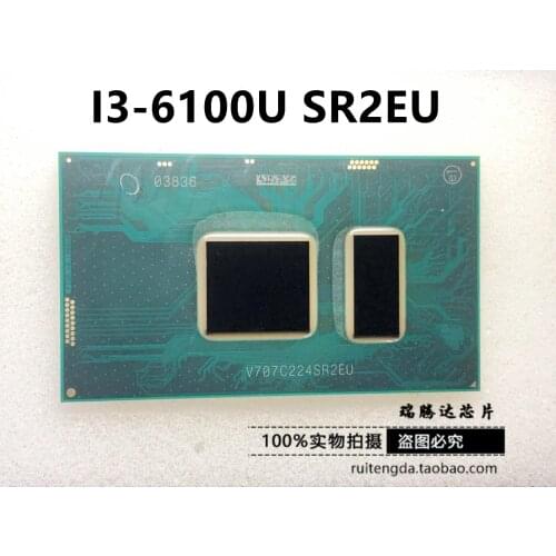 I3 6100U SR2EU Mb Ci3 Skylake 2C i3-6100U ULT 2.3G 3M BGA 15W FJ8066201921104 SR2EU