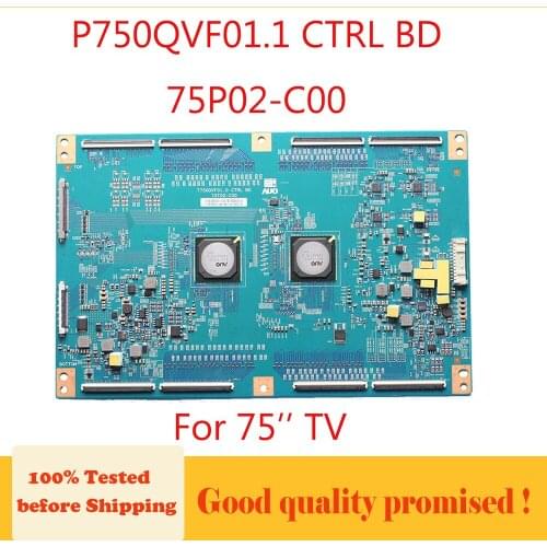 P750QVF01.1 CTRL BD 75P02-C00 75'' TCon Board P750QVF01.1 CTRL BD Logic Board Suitable For 75" TV Origional Product Good Tested