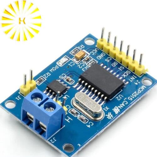MCP2515 CAN Bus Module TJA1050 Receiver SPI Module For 51 MCU ARM Controller DC 5V SPI Interface Control Connector