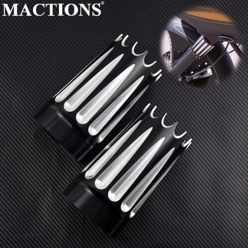 Motorcycle Front Fork Boot Sliders Cover For Harley Touring Road King Street Electra Glide FLT FLHR FLHT FLHX FLSTF FLSTN 08-17