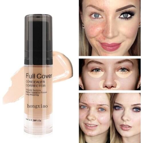 6 Colors Natural Make Up Base Cosmetic Full Cover Concealer Makeup 6ml Eye Dark Circles Cream Face Corrector Waterproof d1
