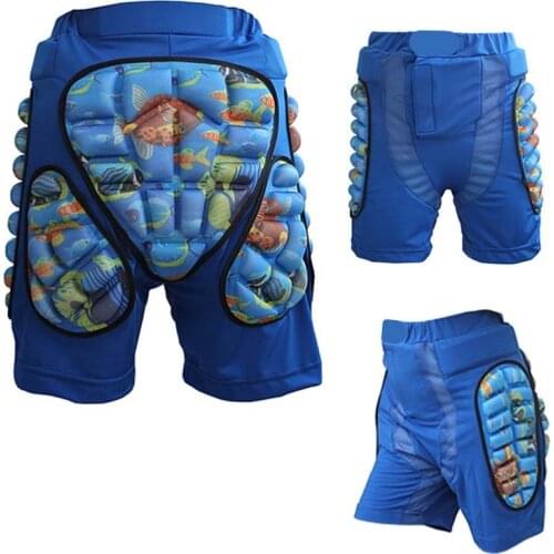 Newest Child Skiing Safety Protective Sports Racing Motorcycle Snowboard Skating Roller Armor pad Shorts Hip Protector
