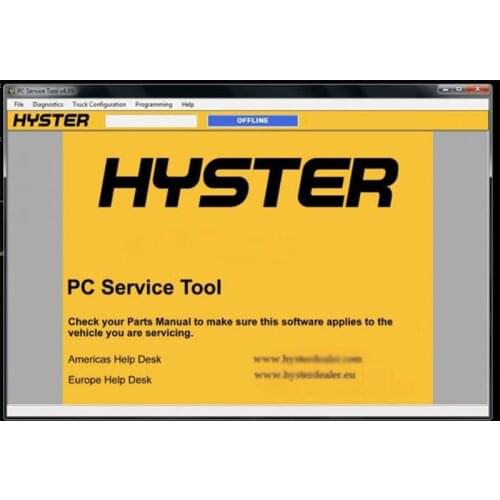 Software for yale forklift diagnostic scanner with license for the Hyster pc service tool yale hyster scanner tool