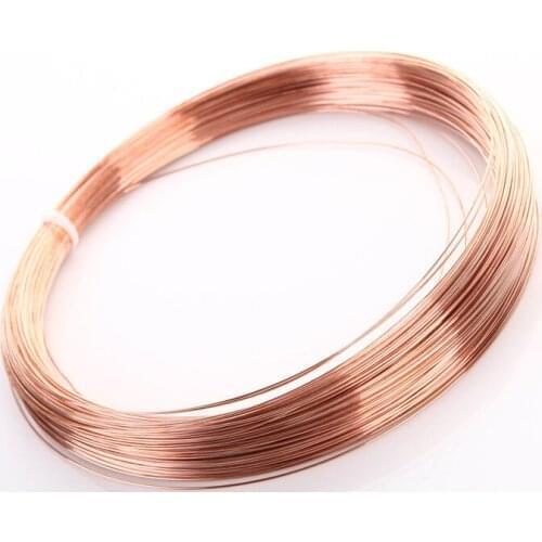 One meter copper thread wire line T2 red high conductivity string 1.3/1.4/1.5/1.6/1.8/2/2.5/3/4/5mm wire diameter