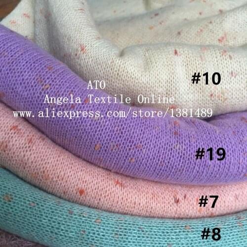 Stretch Knit Sweater Fabrics red Dots textrued Patchwork DIY clothes Newborn Baby Photography Props Fabrics 25 colors for choose