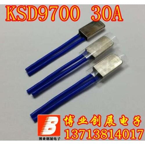 3pcs/Thermal protector KSD9700 30A 115 Degrees Celsius Thermostat