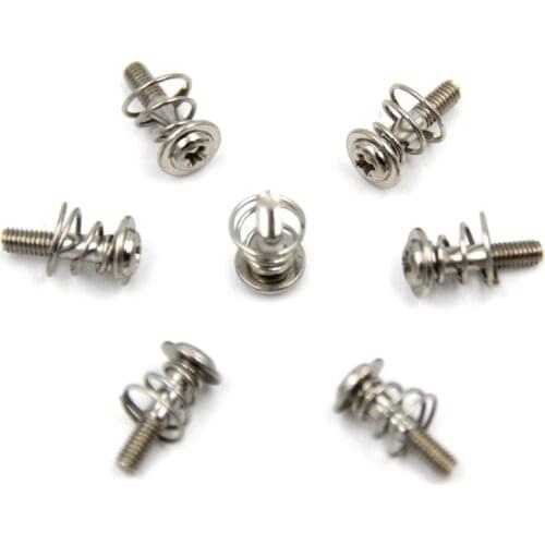 30Pcs M2.5x12.7mm Phillips Screw with Washer Spring Graphics Card Radiator Bolts Video Card Radiator Fixing Screw