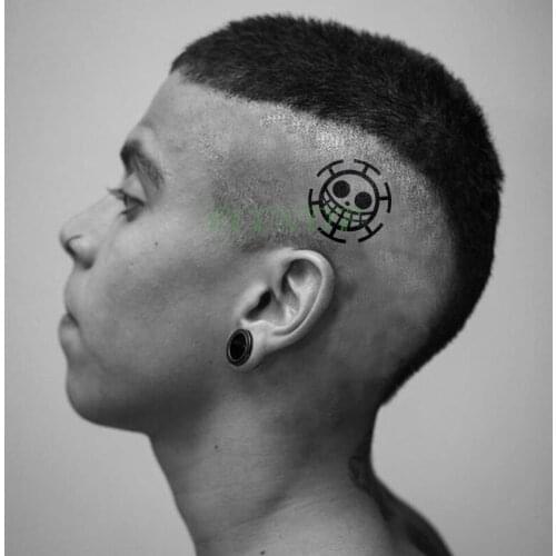 Waterproof Temporary Tattoo Sticker Anime Cartoon ONE PIECE Fake Tatto Flash Tatoo Tatouage hand foot arm For Men Women girl