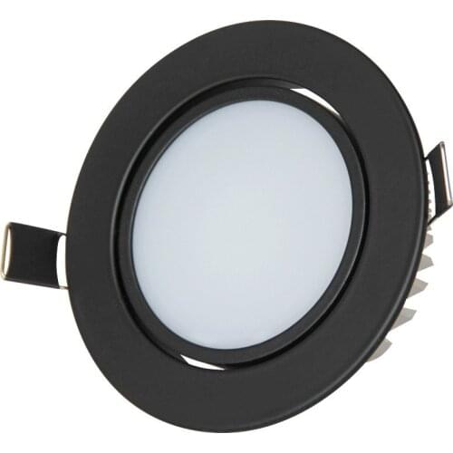 High power Downlight led COB Dimmable 6W 9W 12W LED COB Panel Light AC85-265V Recessed COB Downlights black body LED Spot bulb