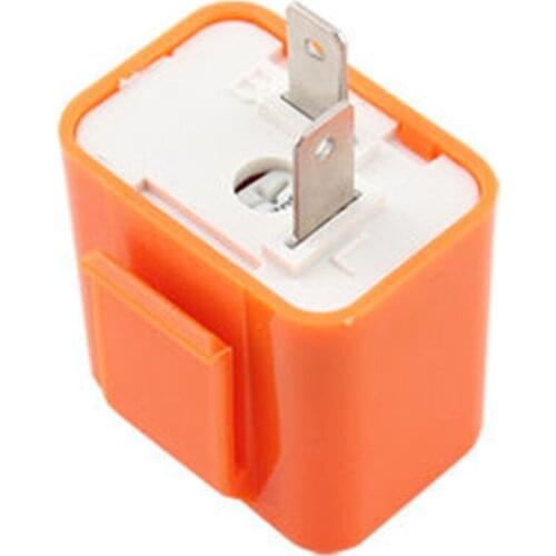 1pc 2Pin Adjustable LED Flasher Relay For Motorcycle Turn Signal Indicator for Honda Kawasaki Suzuki Yamaha