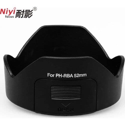 1pcs PH-RBA Camera Bayonet petal Lens Hood Reversible suit for pentax DA 18-55mm F3.5-5.6 AL(II) Lens SLR hood