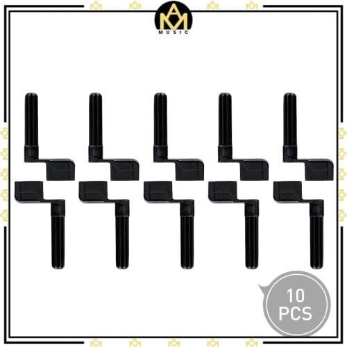 10pcs/set Plastic Guitar String Winder Bridge Pin Puller Guitar Tool Tough For Guitar Bass Banjo And Stringed Folk Instruments