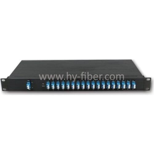 CWDM Mux and Demux Tx and Rx 18 Channels 1270-1610nm Dual Fiber FMU 1U Rack Mount LC/UPC