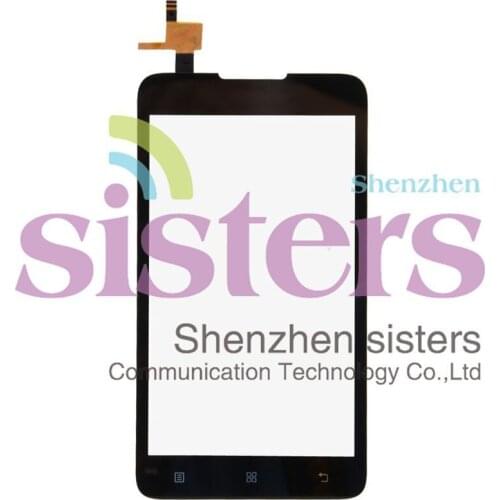 50Pcs High Quality Black /White Touch screen Digitizer front glass replacement For Lenovo A529, Free Shipping