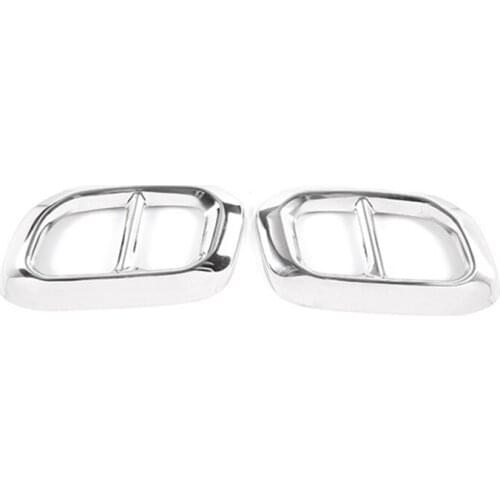 Car Stainless Steel Exhaust Pipe Muffler Tail Cover Trim for Mercedes Benz GLE350 GLE450 GLC GLS W167 X253 X167
