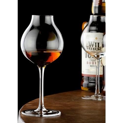 Chamvin Blender’sProfessional Whisky Tasting Glass Handcrafted Crystal Goblet Cup Bud Whiskey Scotch Brandy Red Wine Bar Gift