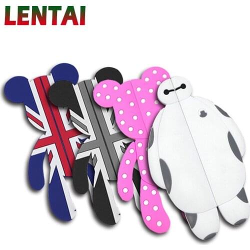 LENTAIF For Hyundai solaris i30 tucson 2017 ix35 accent Volvo xc90 s60 xc60 Infiniti Car door stickers anti-rub Cartoon Styling