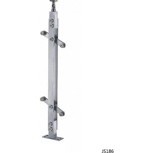 Freeshipping 950mm JS186 Column Customade Floor Mount Newel Handrail Armrest Post Pillar Pole for Staircase