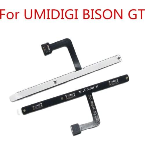 New For UMIDIGI BISON GT Phone Parts Power On Off Button+Volume Key Flex Cable Side FPC Repair Accessories
