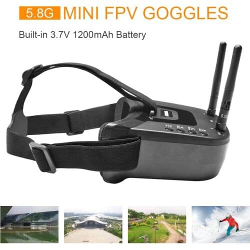 VR009 FPV Goggles 3 inch 480x320 Display Dual Antenna 5.8G 40CH for Racing Drone for Quadcopter Drones