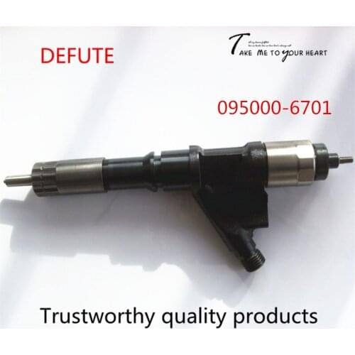 DEFUTE Original Diesel Fuel Injector 095000-6701 Injection Nozzle 095000 6701 Common Rail Injectors 0950006701 for Toyota Hilux