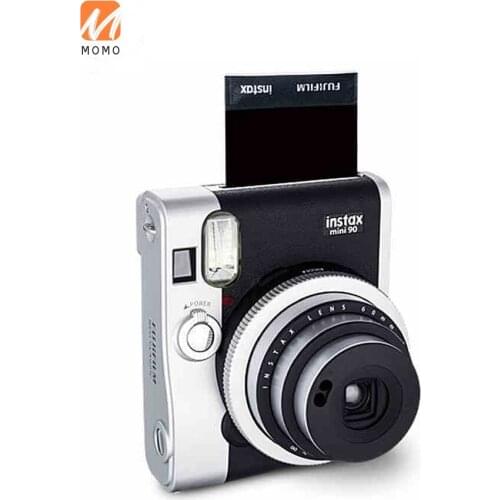 Instant Film Mini Camera Mini90 Package Including Polaroid Photo Paper Retro Black Red