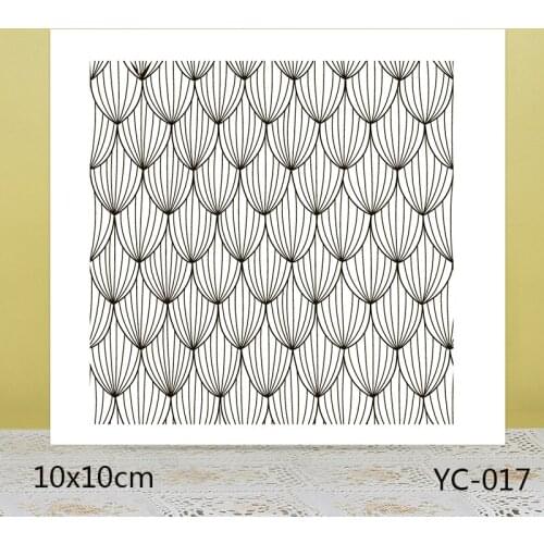 AZSG Texture background Clear Stamps/Seals For scrapbooking DIY Card Making/Album Silicone Decoration crafts