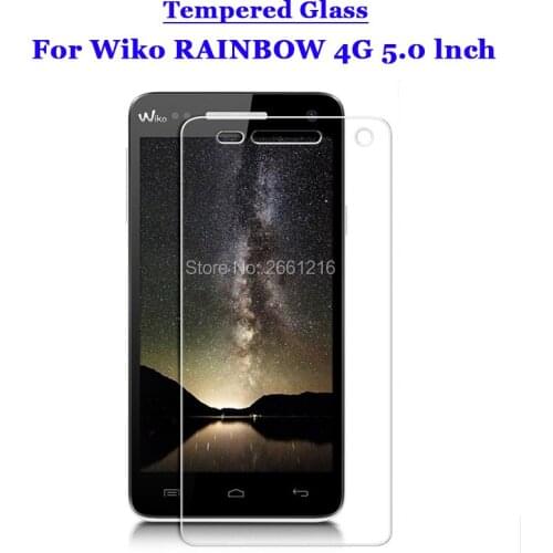 RAINBOW 4G Tempered Glass 9H 2.5D Premium Screen Protector Film For Wiko RAINBOW 4G 5.0"