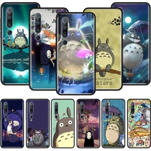Silicone Phone Case For Xiaomi Mi Poco M3 X3 NFC F2 Pro M2 X2 9T 10T Note 10 Lite Studio Ghibli Totoro Soft TPU Back Cover Coque