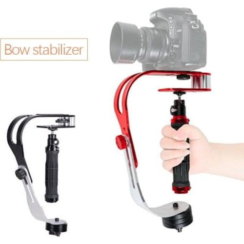 Digital Camera Stabilizer Alloy Alu Mini Handheld Video Steadicam Mobile DSLR 5DII Motion DV Steadycam For Gopro Dji Sony Xiaomi