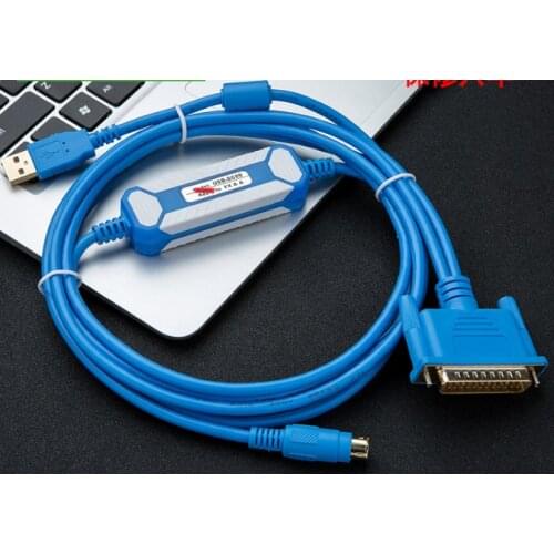 USB-SC09+ Built-in Isolation Chip Programming Cable Suitable Mitsubishi Series PLC Download cable