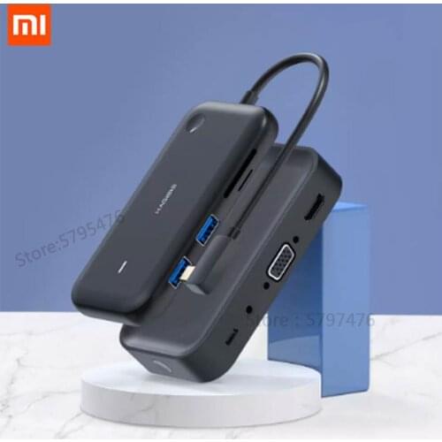 Xiaomi Wireless Screen Projector Hub Type-C Docking Station Enterprise Projector Dual Screen Output For A Variety Of Models