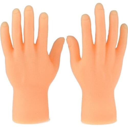 2pc Novelty Fashion Set Five Fingers Open Palm Finger Finger Toy Small Puppet Strange Model Puppet Left Toy Hand Right And Z9D1