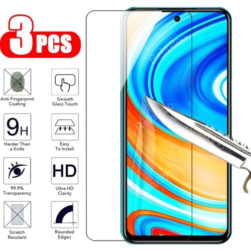 3PCS Tempered Glass For Redmi Note 9 Pro 9 Pro Max 9s Screen Protector protective Glas For Redmi 9A 9C 9 k20 pro film not Case
