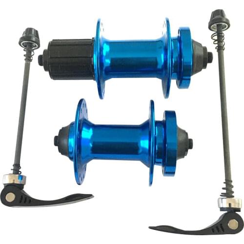 32 Hole Black Silver Aluminium Alloy Quick Release MTB Bike Disc Hub Set 32 Front Rear Moutain Road bicycle hubs