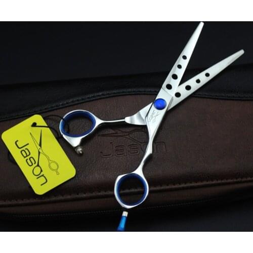 382# 6'' Brand Jason TOP GRADE Professional Hairdressing Scissors JP 440C Home Salon Barbers Cutting Scissors Human Hair Shears