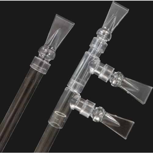 Aquarium Universal Double Duckbill Nozzle Flat Duckbill Nozzle Variations Tornado Nozzle 360 Degree Fish Tank Water Outlet