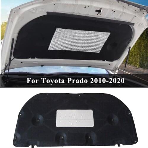 Car Front Hood Engine Sound Heat Insulation Cotton Pad Soundproof Mat Cover Foam For TOYOTA Prado 2010-2020
