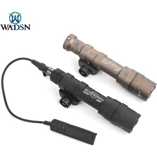 WADSN Airsoft M600DF Scout Light 1400 Lumens Hunting Rifle M600 Tactical Ultra High Output Weapon Light for Picatinny Rail