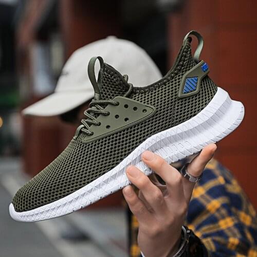 Breathable Mens Sneakers Comfortable Mesh Casual Shoes Men Fashion Sapato Masculino Outdoor Zapatillas Hombre Deportiva